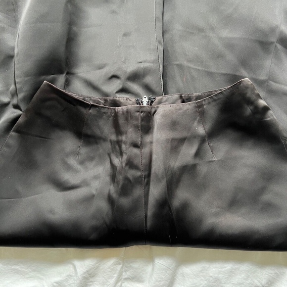 Vintage Miss Sun Valley By Morris Watkins Palazzo Pants Shiny Formal Size 13/14 - Picture 2 of 9